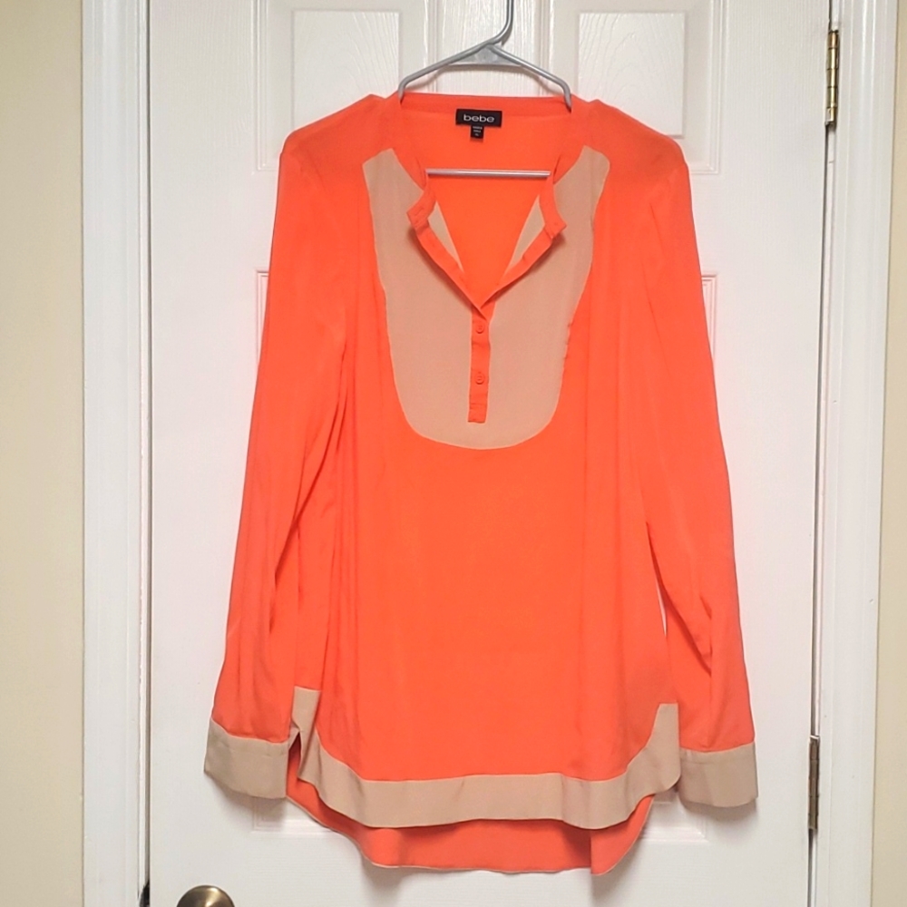 Women's XL long sleeved top by Bebe